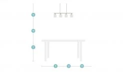 Trio Pendelleuchte, 4-flammig, Weiß -Innenleuchten Verkaufsladen 10689486 4 202106092233