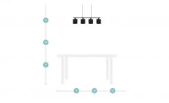 Trio Pendelleuchte, 4-flammig -Innenleuchten Verkaufsladen 10689487 8 202002252238