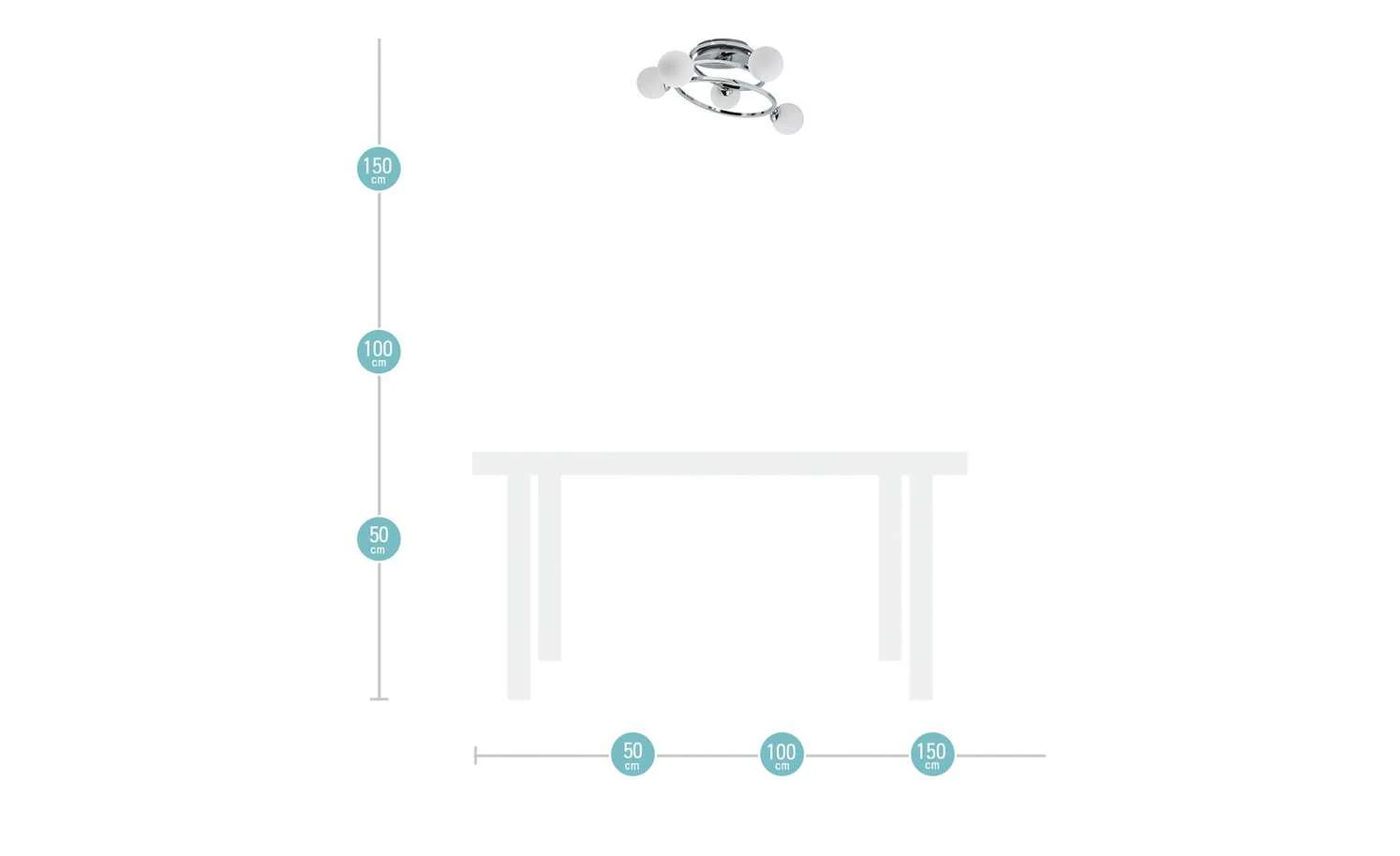 KHG LED-Deckenleuchte, 5-flammig 5 KHG LED-Deckenleuchte, 5-flammig – Bild 5