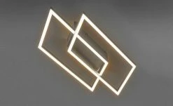 Paul Neuhaus LED-Deckenleuchte, 2-flammig, Nickel-matt