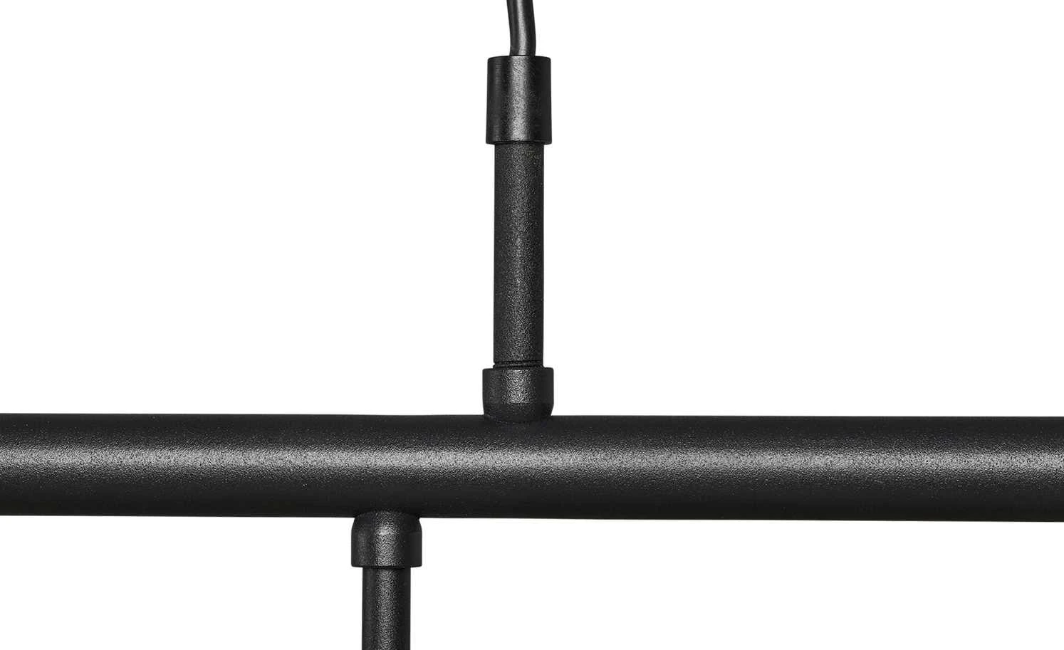 Pendelleuchte, 6-flammig, schwarz 5 Pendelleuchte, 6-flammig, schwarz – Bild 5