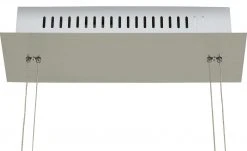 Fischer-Honsel LED-Pendelleuchte, Nickel-matt/ Glas gebogen -Innenleuchten Verkaufsladen 10689922 11 202202242232