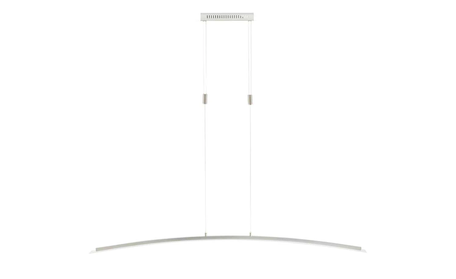 Fischer-Honsel LED-Pendelleuchte, Nickel-matt/Glas gebogen 12 Fischer-Honsel LED-Pendelleuchte, Nickel-matt/Glas gebogen – Bild 12