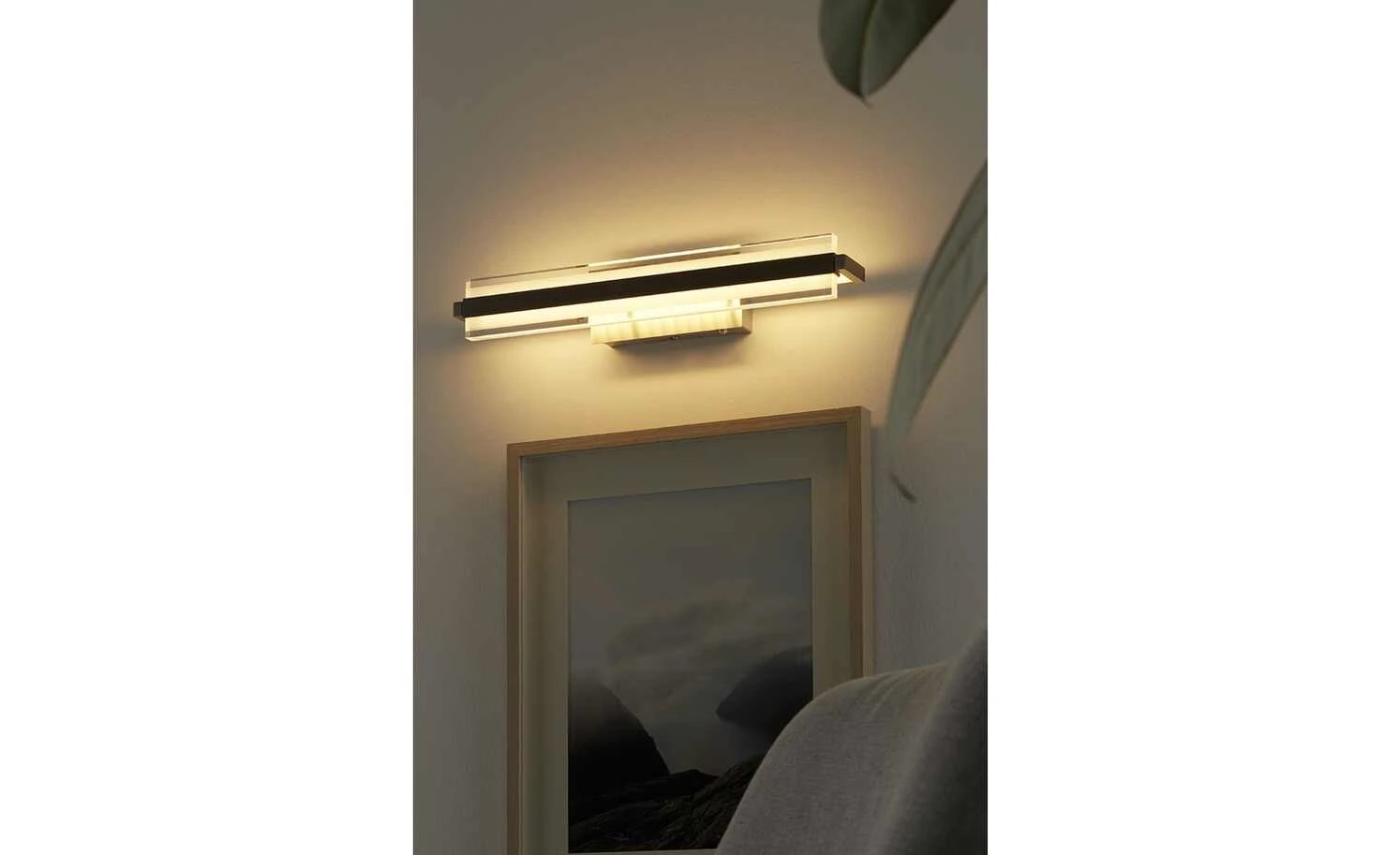 Fischer-Honsel LED-Wandleuchte, Nickel matt mit Dimmer | silberfarben 3 Fischer-Honsel LED-Wandleuchte, Nickel matt mit Dimmer | silberfarben – Bild 3