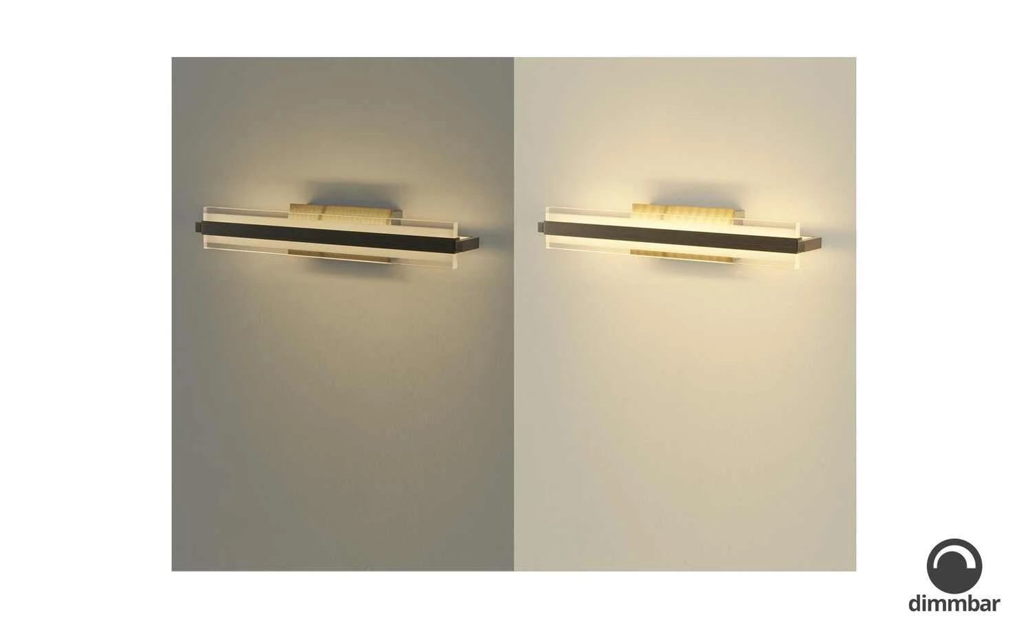 Fischer-Honsel LED-Wandleuchte, Nickel matt mit Dimmer | silberfarben 2 Fischer-Honsel LED-Wandleuchte, Nickel matt mit Dimmer | silberfarben – Bild 2
