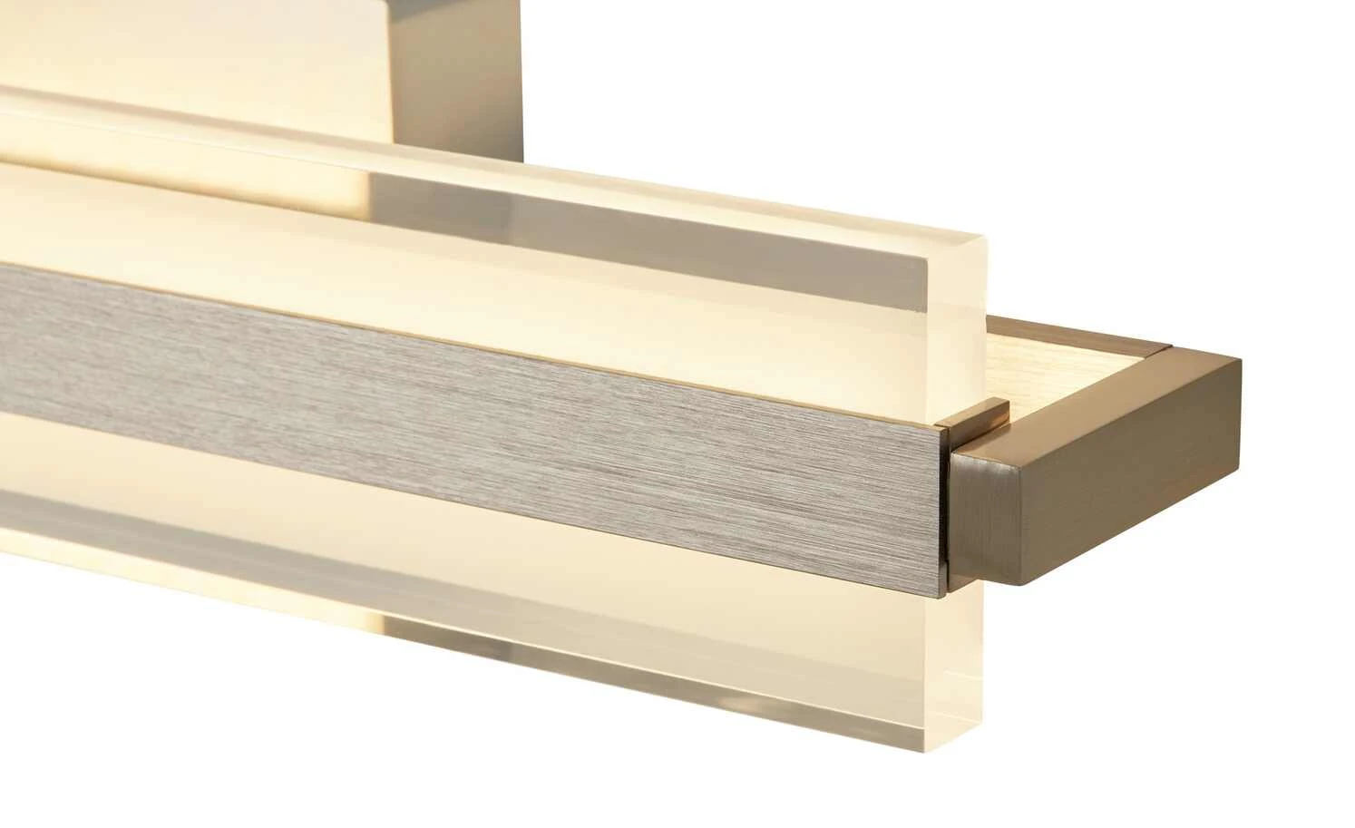 Fischer-Honsel LED-Wandleuchte, Nickel matt mit Dimmer | silberfarben 8 Fischer-Honsel LED-Wandleuchte, Nickel matt mit Dimmer | silberfarben – Bild 8