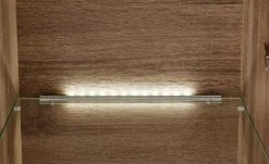 uno LED-Beleuchtungs-Set mit TV-Bühne Onyx | Graphitgrau / Eiche Trüffel sägerau (Nachbildung) -Innenleuchten Verkaufsladen 11203531 7 202106112233