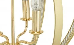 Trio Kronleuchter, 4-flammig messing mit Strass | messingfarben -Innenleuchten Verkaufsladen 11680017 5 202106081239