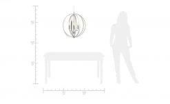 Trio Kronleuchter, 4-flammig chromfarben mit Strass -Innenleuchten Verkaufsladen 11680018 2 202002252238