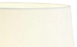 Trio Tischleuchte, 1-flammig, messing-matt, Stoffschirm weiß -Innenleuchten Verkaufsladen 11680030 4 202103152232