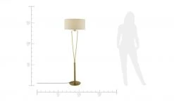 Trio Stehleuchte, 1-flammig messing matt -Innenleuchten Verkaufsladen 11680035 5 202106082233