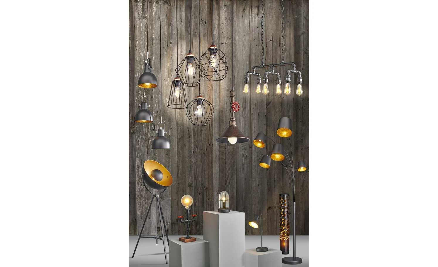 HOME STORY Tischleuchte, 1-flammig `Leitung´ 2 HOME STORY Tischleuchte, 1-flammig `Leitung´ – Bild 2