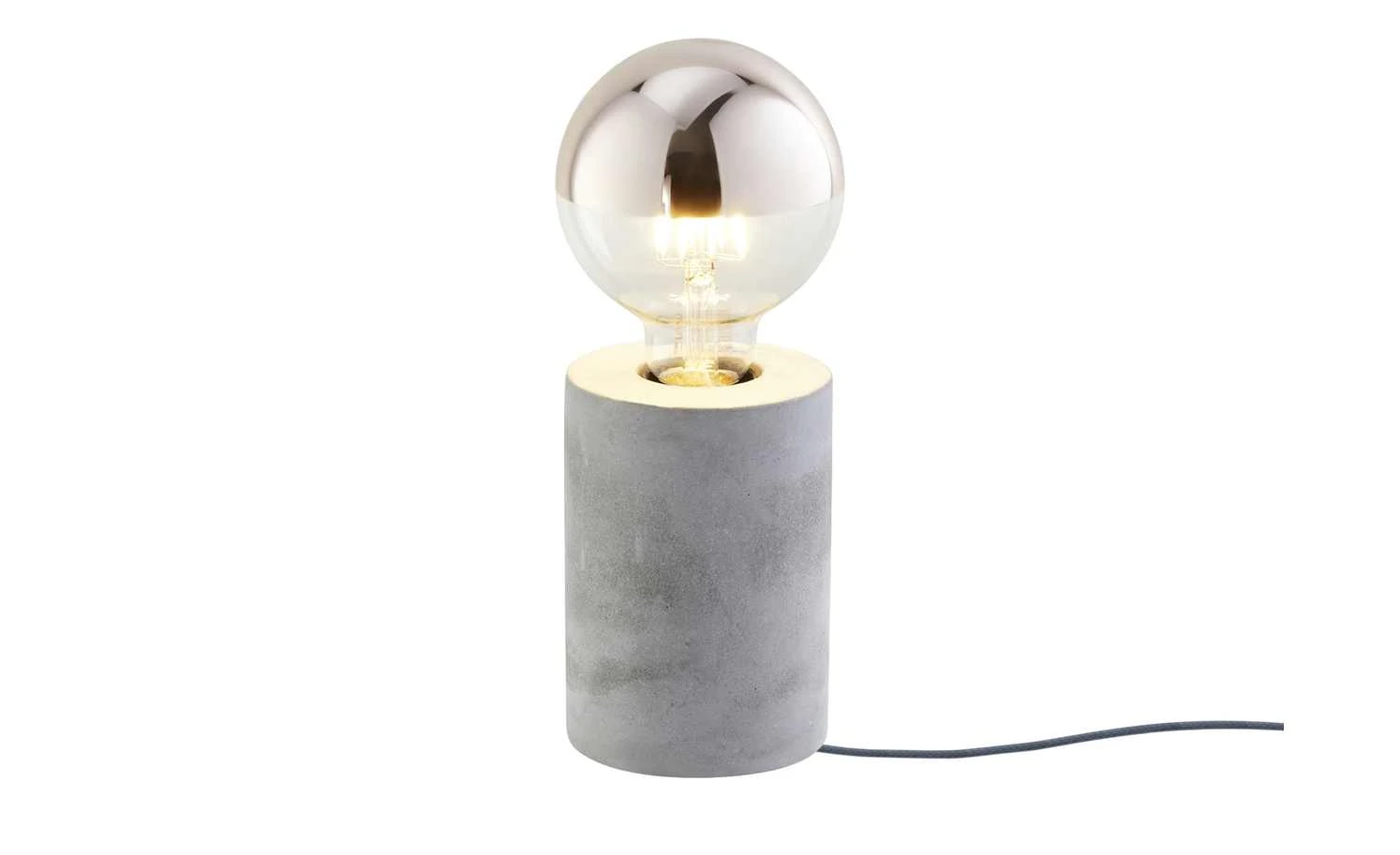 Tischleuchte, 1-flammig, Betonfuß 2 Tischleuchte, 1-flammig, Betonfuß – Bild 2