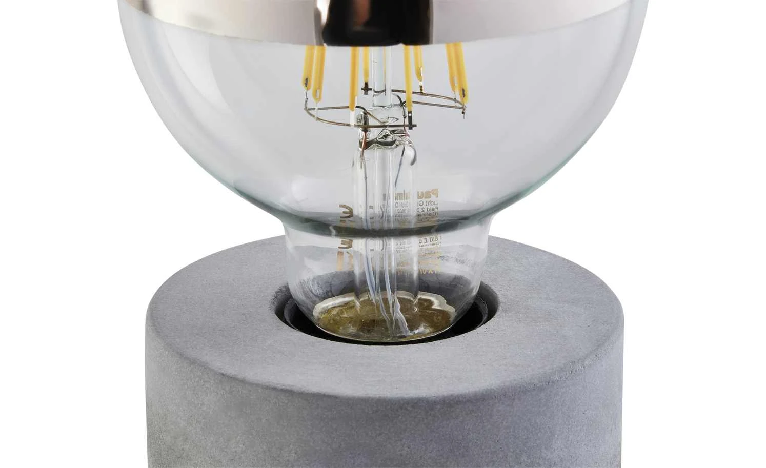 Tischleuchte, 1-flammig, Betonfuß 4 Tischleuchte, 1-flammig, Betonfuß – Bild 4