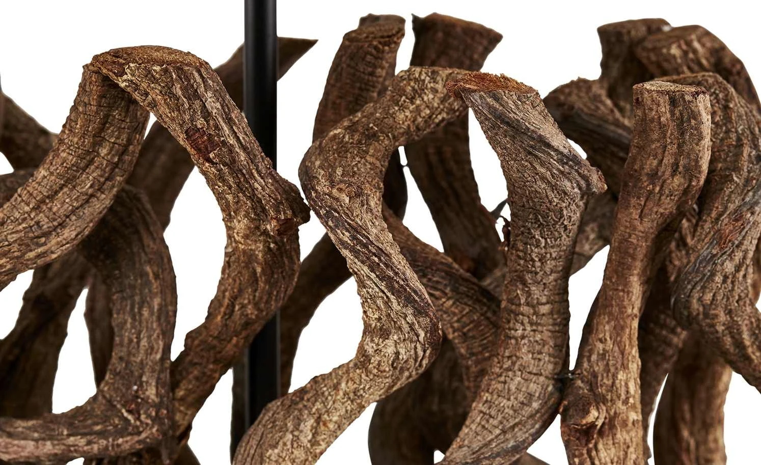 HOME STORY Tischleuchte, 1-flammig mit Holzdekor 3 HOME STORY Tischleuchte, 1-flammig mit Holzdekor – Bild 3