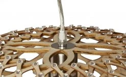 KHG Pendelleuchte, 1-flammig, nickel-matt/ holz -Innenleuchten Verkaufsladen 11680472 5 201911042249