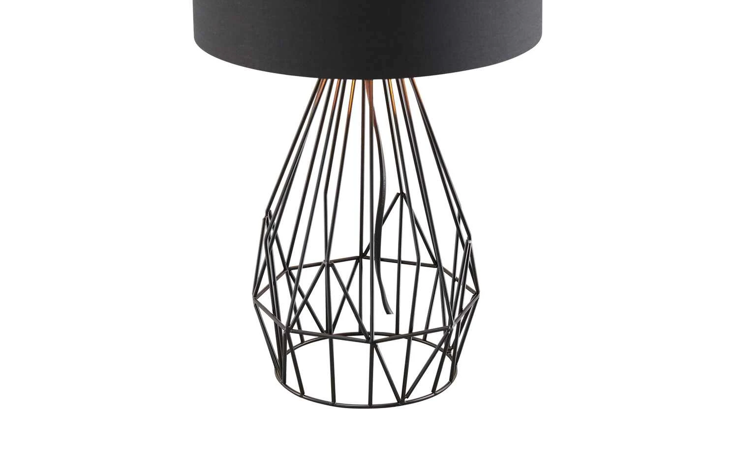 KHG Tischleuchte, 1-flammig, Schwarz / goldfarben 7 KHG Tischleuchte, 1-flammig, Schwarz / goldfarben – Bild 7