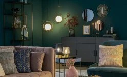 KHG Pendelleuchte, 1-flammig, altmessing mit Glaskugel -Innenleuchten Verkaufsladen 11680635 4 202011022250