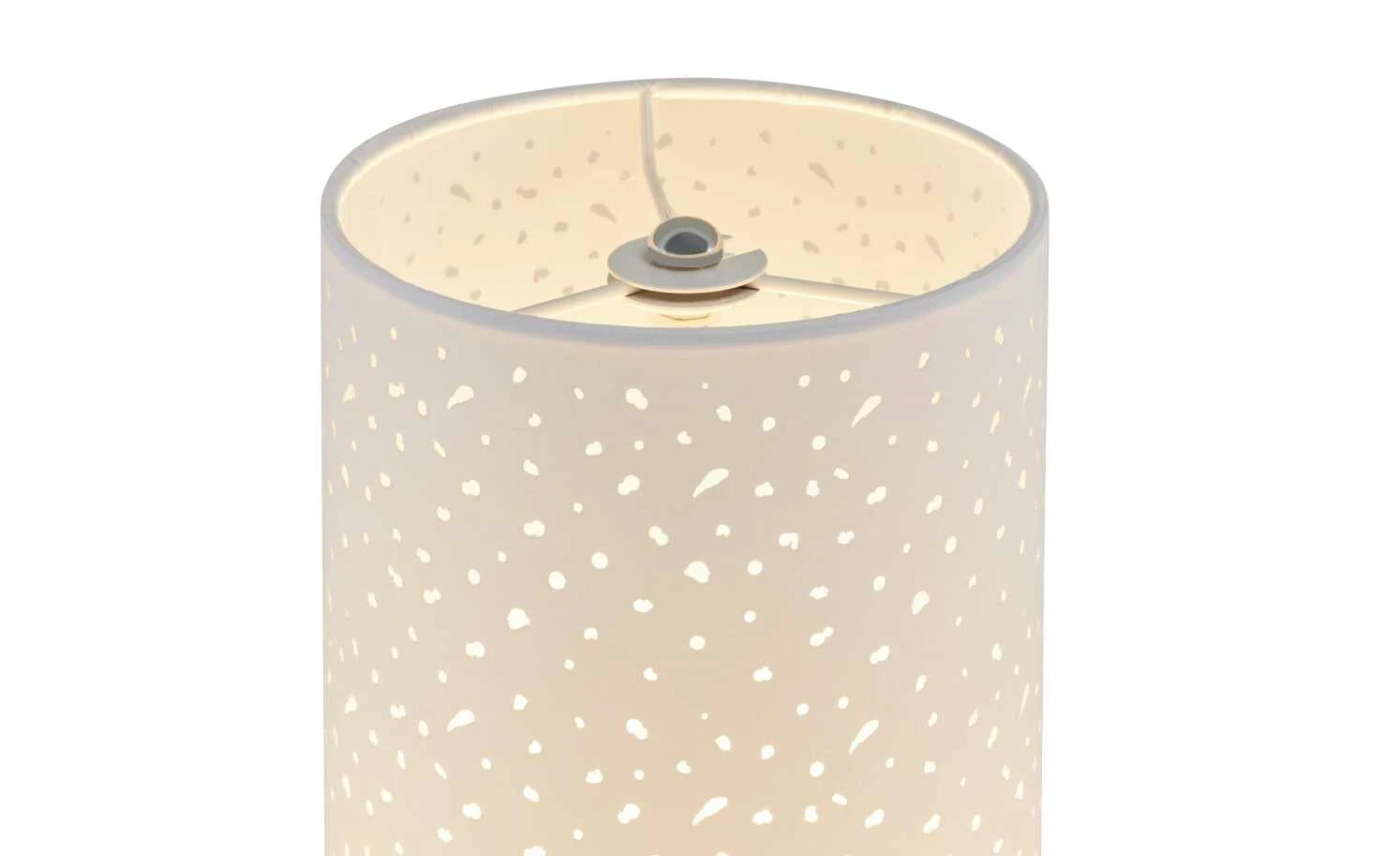 KHG Stehleuchte, 2-flammig, Stoffschirm weiß 5 KHG Stehleuchte, 2-flammig, Stoffschirm weiß – Bild 5