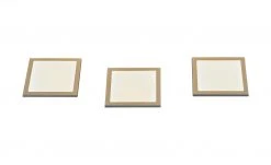 KHG Küchenunterbaubeleuchtung 3er-Set, quadratisch