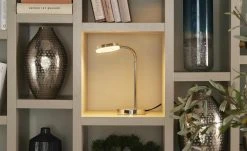 Trio LED-Schreibtischleuchte, 1-flammig, chromfarben