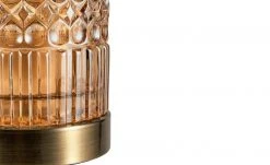 Tischleuchte, 1-flammig, Glas bernsteinstein -Innenleuchten Verkaufsladen 11684107 4 202201172239