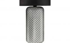 Tischleuchte, 1-flammig, Rauchglas und Stoff -Innenleuchten Verkaufsladen 11684109 6 202201102232