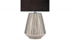 Keramik-Tischleuchte, 1-flammig, silber/schwarz 9 Keramik-Tischleuchte, 1-flammig, silber/schwarz -Innenleuchten Verkaufsladen 11684111 1 202201102232