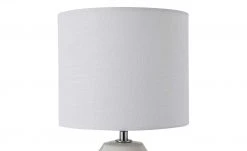 Keramik-Tischleuchte mit Leinen Schirm -Innenleuchten Verkaufsladen 11684112 4 202201131238