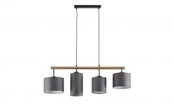 Pendelleuchte, 4-flammig, Stoffschirme grau -Innenleuchten Verkaufsladen 11684399 1 202002032237