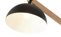 Stehleuchte, 1-flammig, Metall schwarz/ Holz 11 Stehleuchte, 1-flammig, Metall schwarz/ Holz -Innenleuchten Verkaufsladen 11684404 5 202106041245