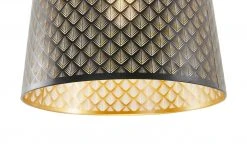 KHG Pendelleuchte, 1-flammig, schwarz/goldfarben 9 KHG Pendelleuchte, 1-flammig, schwarz/goldfarben -Innenleuchten Verkaufsladen 11684499 3 202003042233