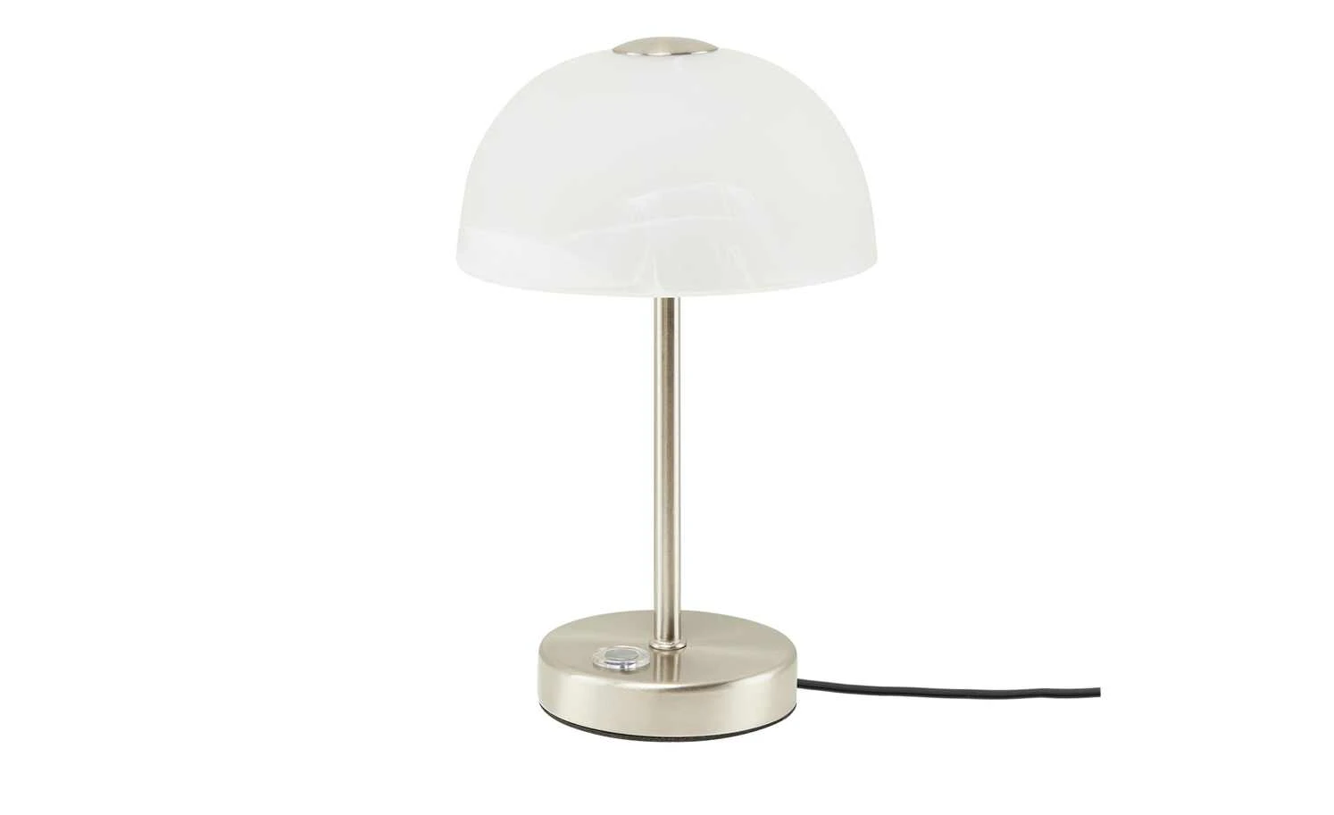 KHG LED-Tischleuchte, 1-flammig, Nickel/ Alabasterglas 2 KHG LED-Tischleuchte, 1-flammig, Nickel/ Alabasterglas – Bild 2