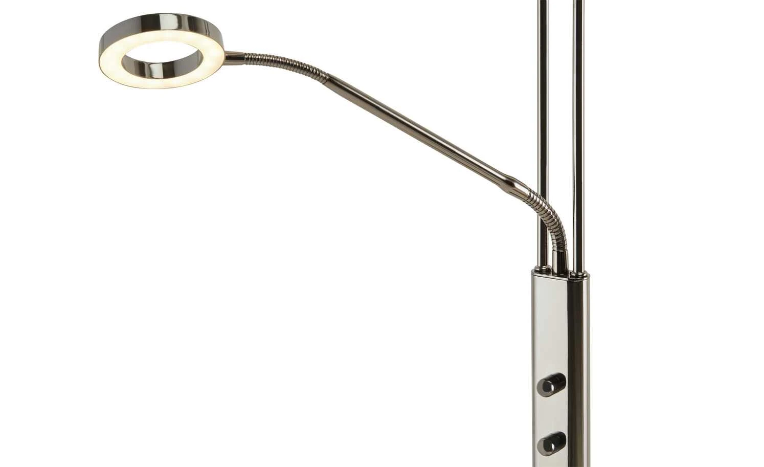 Meisterleuchten LED-Deckenfluter, 2-flammig, schwarz/chrom 5 Meisterleuchten LED-Deckenfluter, 2-flammig, schwarz/chrom – Bild 5