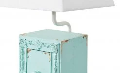 Tischleuchte, 1-flammig, blau mit Schublade -Innenleuchten Verkaufsladen 11684597 3 202001082240