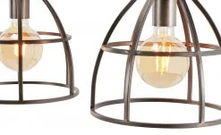 Pendelleuchte, 3-flammig, Metall / Holz schwarz 12 Pendelleuchte, 3-flammig, Metall / Holz schwarz -Innenleuchten Verkaufsladen 11684604 5 202110042234