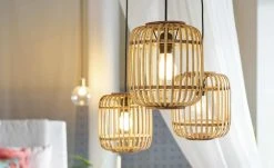 Pendelleuchte, 1-flammig, Holzlamellen -Innenleuchten Verkaufsladen 11684608 2 202106141243