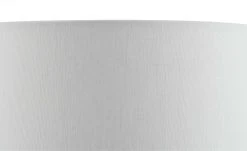 B-Leuchten Tischleuchte, 1-flammig, chrom/Stoffschirm grau -Innenleuchten Verkaufsladen 11684822 3 202110211246