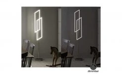 Paul Neuhaus LED-Stehleuchte, 2-flammig, `Rechtecke´