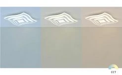 Fischer-Honsel LED-Deckenleuchte weiß ´quadratisch geschwungen`