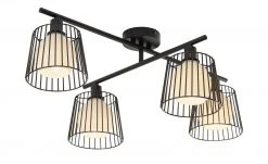 Deckenleuchte, 4-flammig, Draht/schwarz -Innenleuchten Verkaufsladen 11684956 1 202007080958