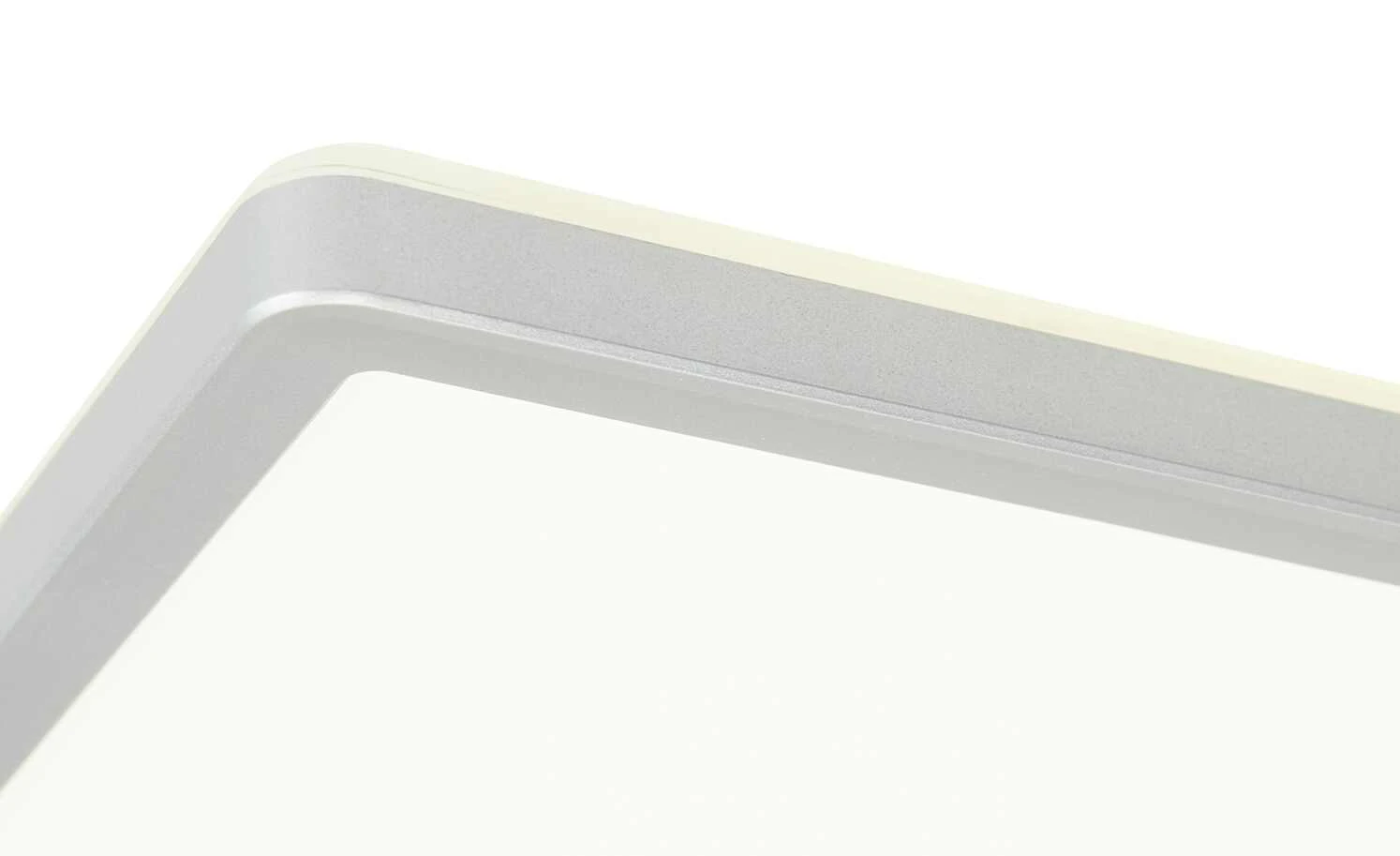 LED-Deckenleuchte, silber mit Hintergrundbeleuchtung | silberfarben 3 LED-Deckenleuchte, silber mit Hintergrundbeleuchtung | silberfarben – Bild 3