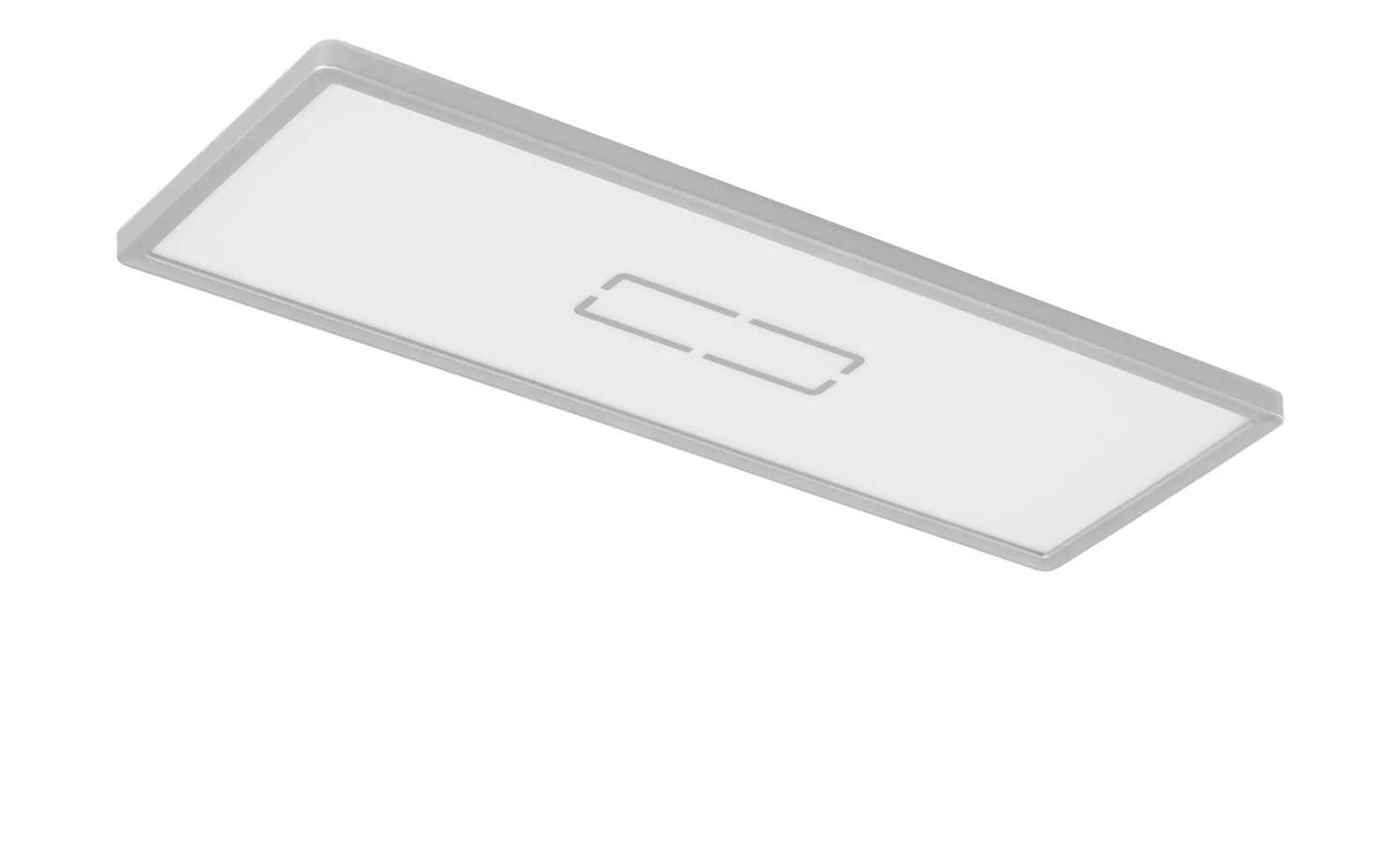 LED-Deckenleuchte, silber mit Hintergrundbeleuchtung | silberfarben 2 LED-Deckenleuchte, silber mit Hintergrundbeleuchtung | silberfarben – Bild 2