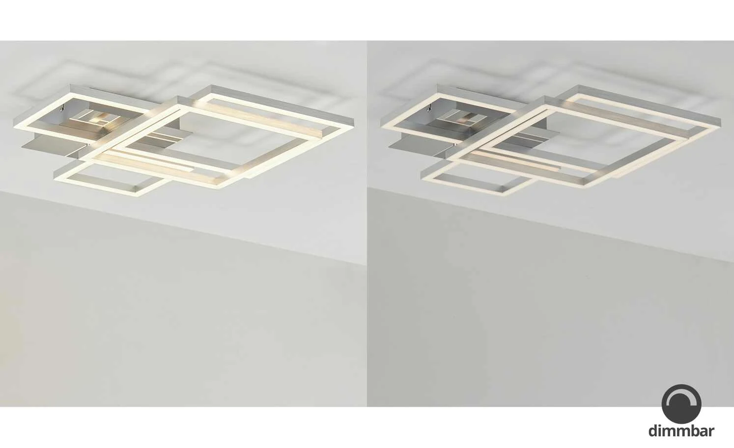 LED-Deckenleuchte, chrom/silberfarben 6 LED-Deckenleuchte, chrom/silberfarben – Bild 6