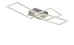 LED-Deckenleuchte, chrom/silberfarben ´breit´ -Innenleuchten Verkaufsladen 11684996 1 202009112239