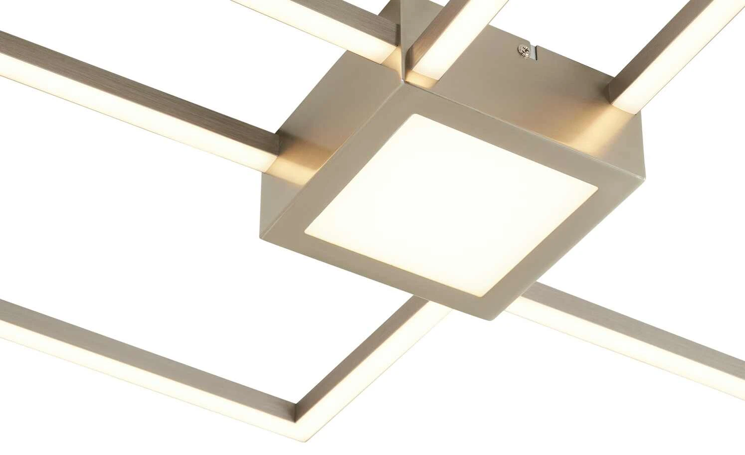 Trio LED-Deckenleuchte Nickel matt | silberfarben 4 Trio LED-Deckenleuchte Nickel matt | silberfarben – Bild 4