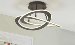 Trio LED-Deckenleuchte, anthrazit