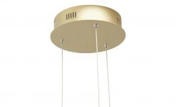 Wofi LED-Pendelleuchte, goldmatt, geschwungen -Innenleuchten Verkaufsladen 11685036 2 202104072233