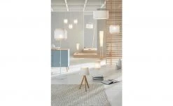 KHG Stehleuchte, 2-flammig, Bambus