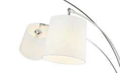 KHG Bogenleuchte, 3-flammig, chrom mit weißem Schirmen -Innenleuchten Verkaufsladen 11685274 3 202006091055